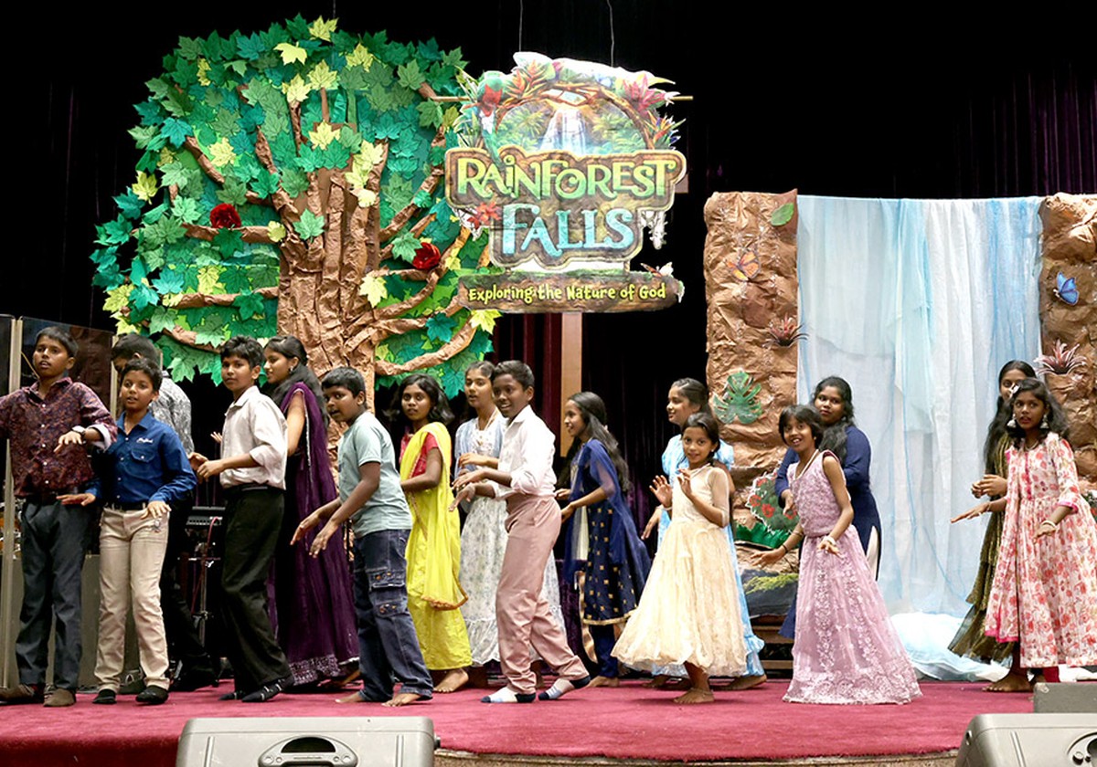 Children at Vacation Bible School 2026
